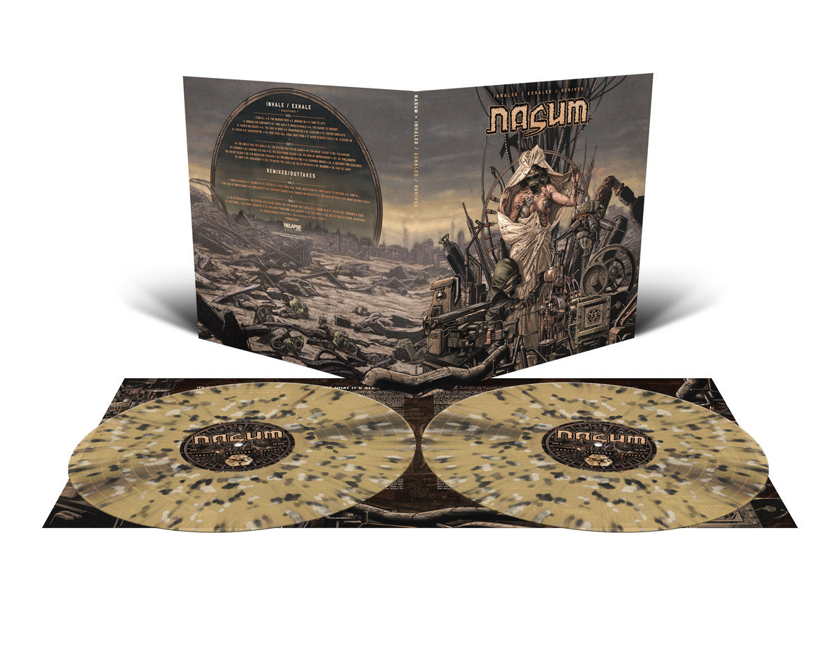 Nasum Inhaled Exhaled Revived 2LP splatter grindcore