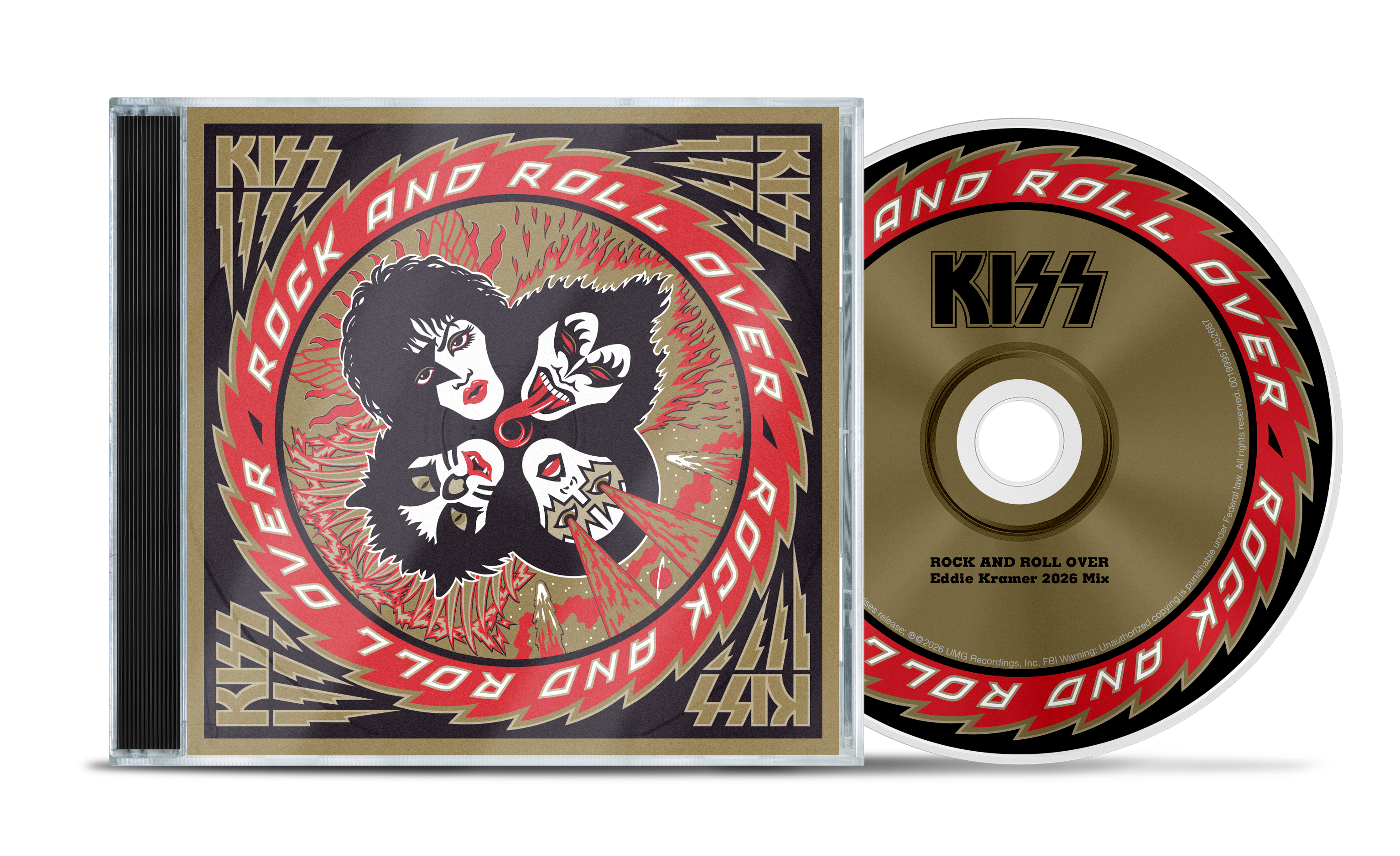 Kiss Rock And Roll Over 50th Anniversary CD nymiks