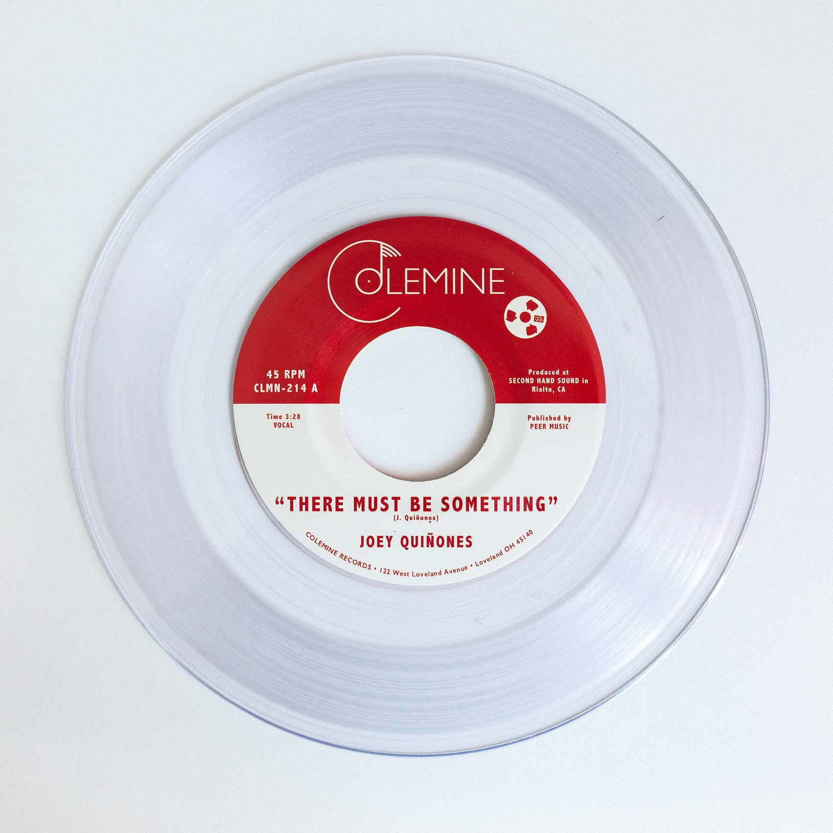 Colemine Joey Quiñones There Must Be Something singel 7" klar vinyl soul