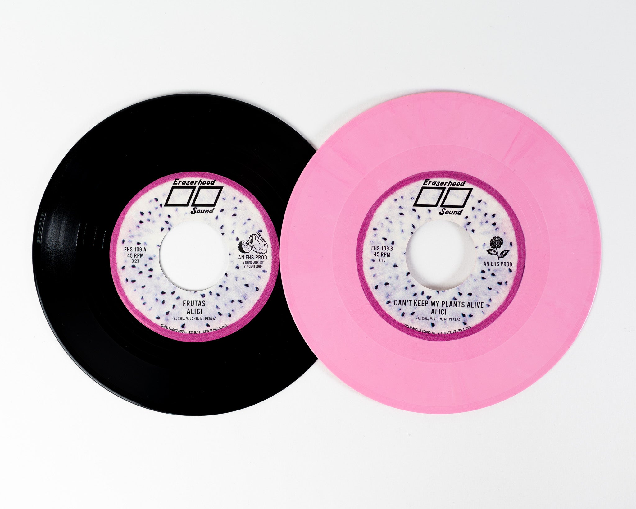 Alici Frutas vinylsingel 7-tommer rosa vinyl