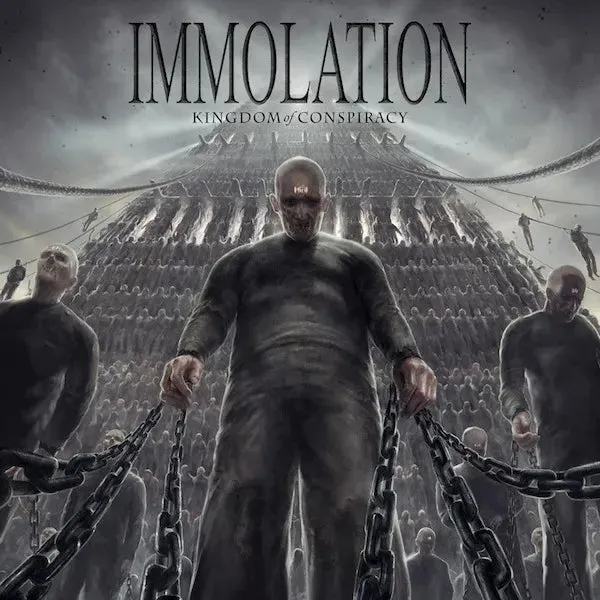 Immolation Kingdom Of Conspiracy LP hvit vinyl