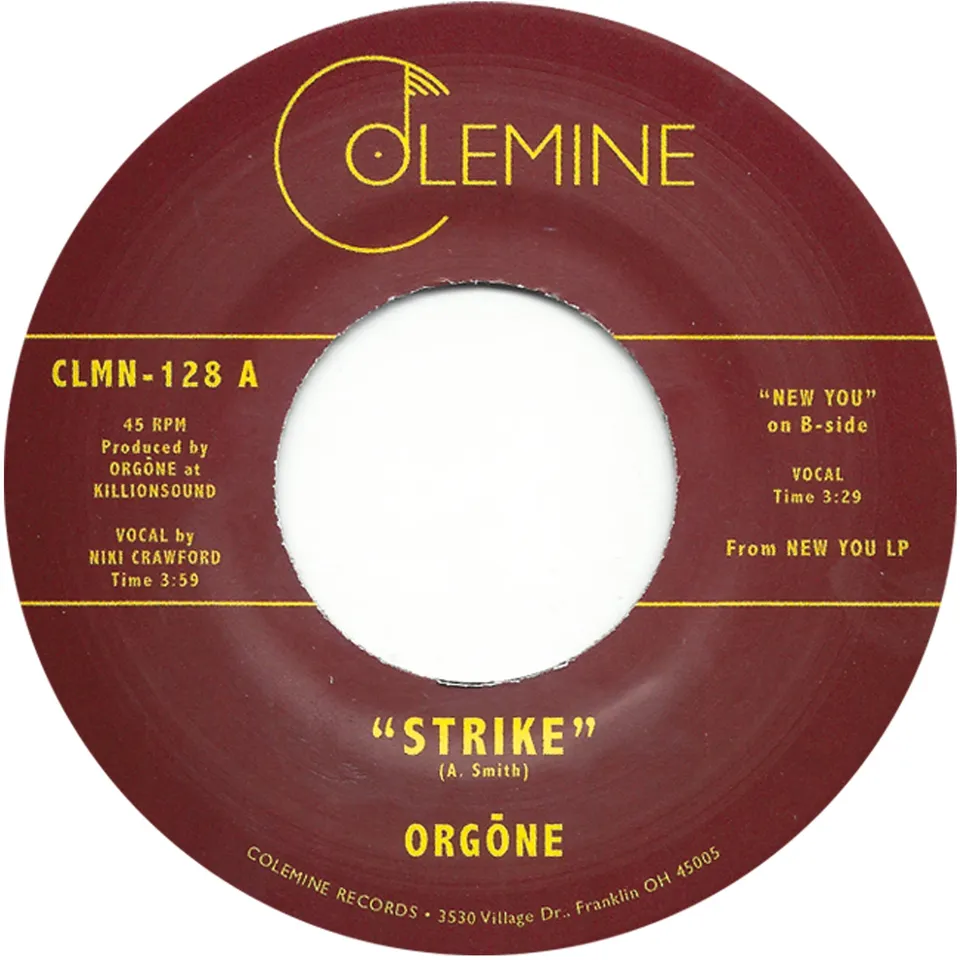 Orgone Strike 7-tommer svart vinyl