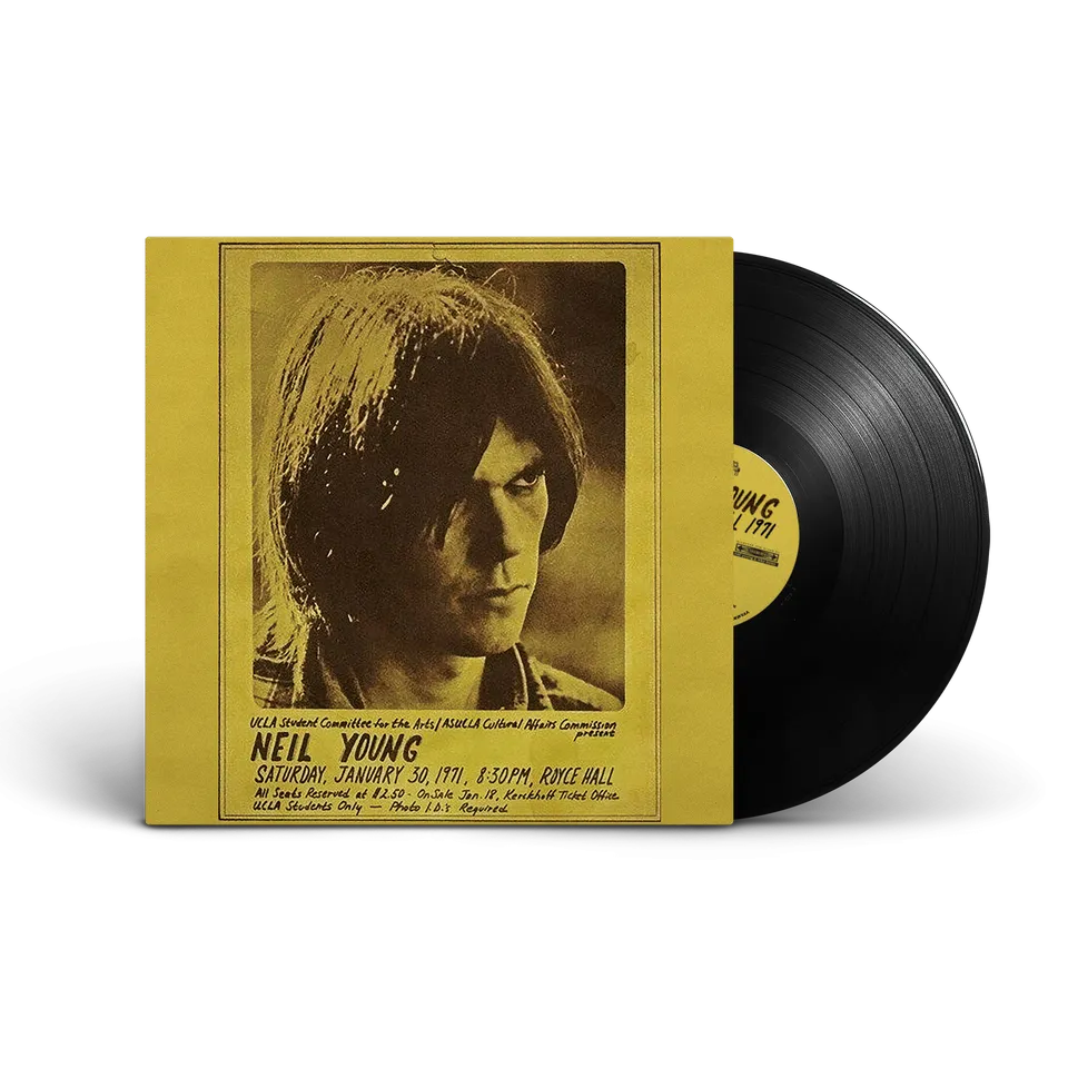 Neil Young OBS 4 Royce Hall 1971 LP akustisk
