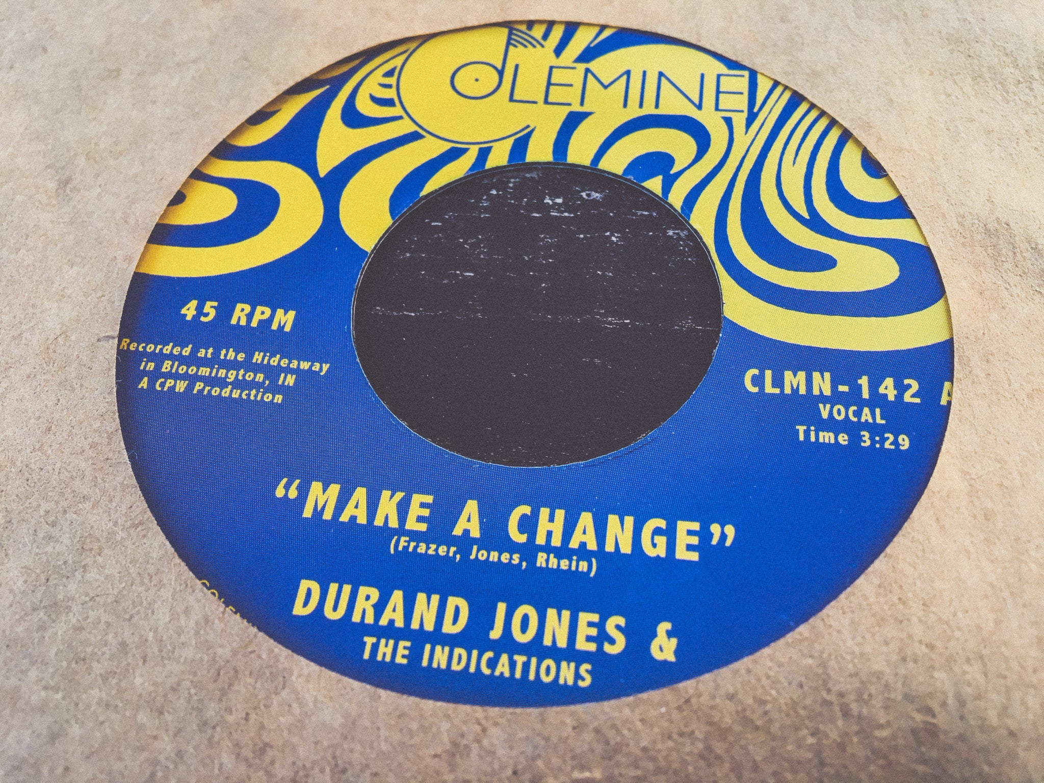 Durand Jones Make A Change 7-tommer soul singel