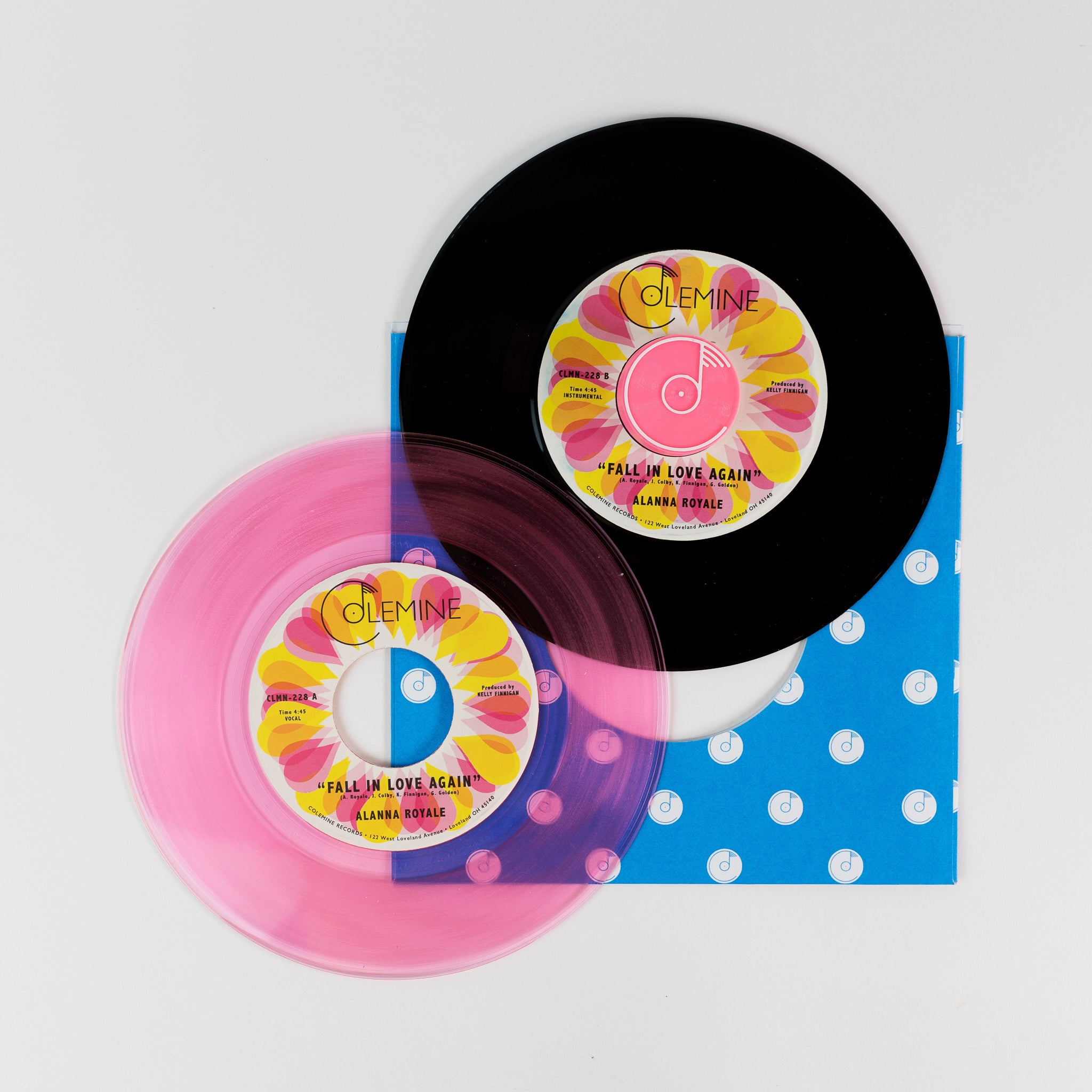 Alanna Royale Fall In Love Again 7-tommer rosa vinyl soul