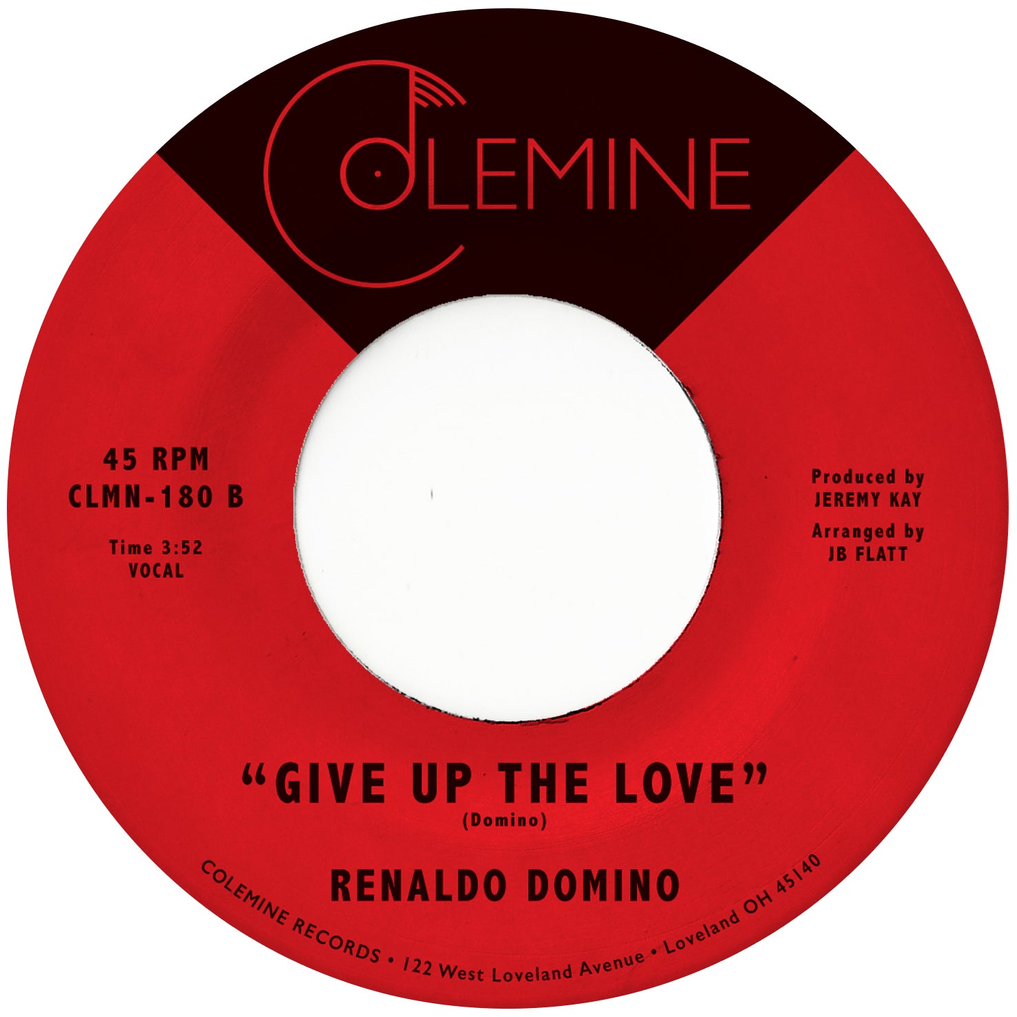 Renaldo Domino No Laggin & Draggin vinylsingel 7" gullvinyl soul