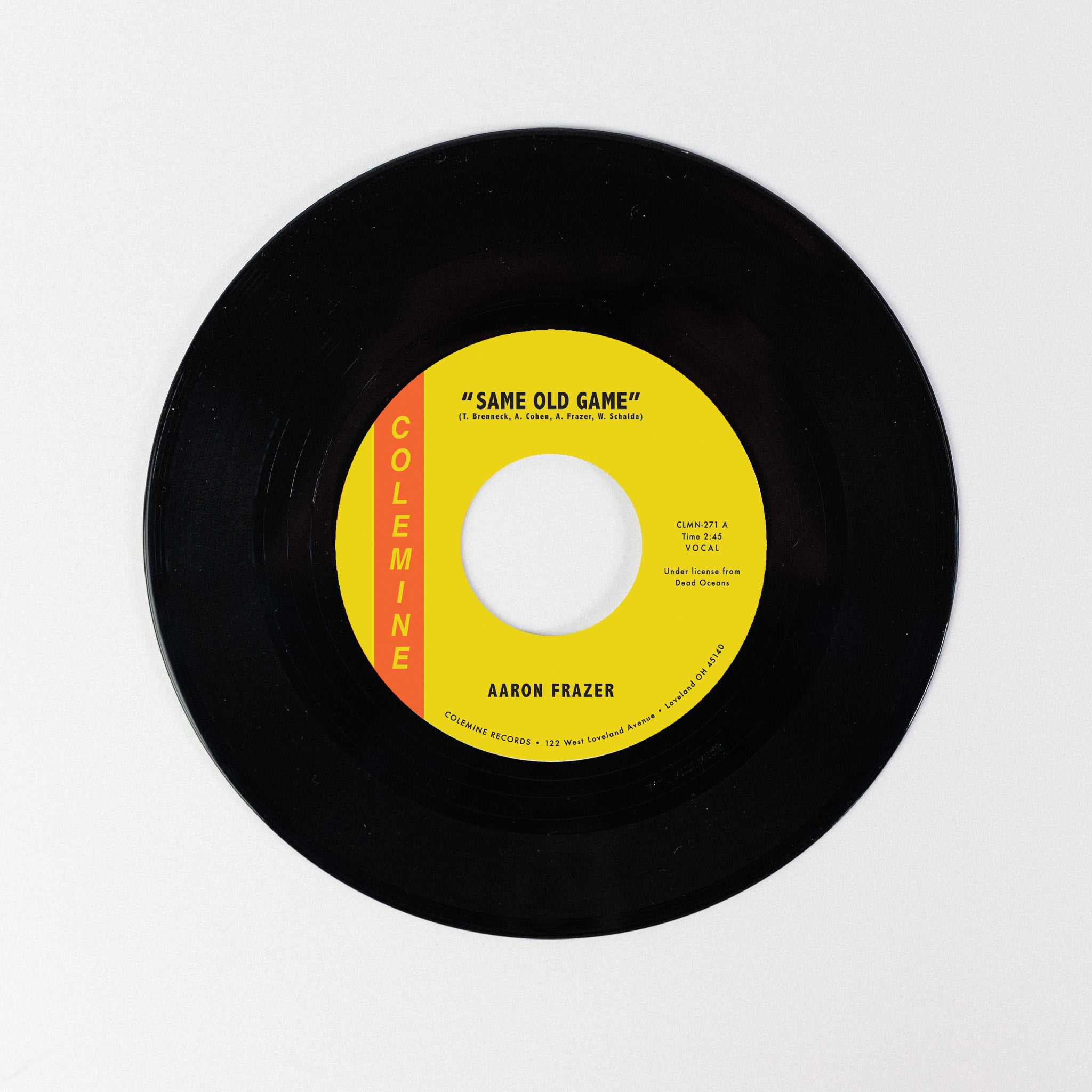 Aaron Frazer Same Old Game 7-tommer rød vinyl soul