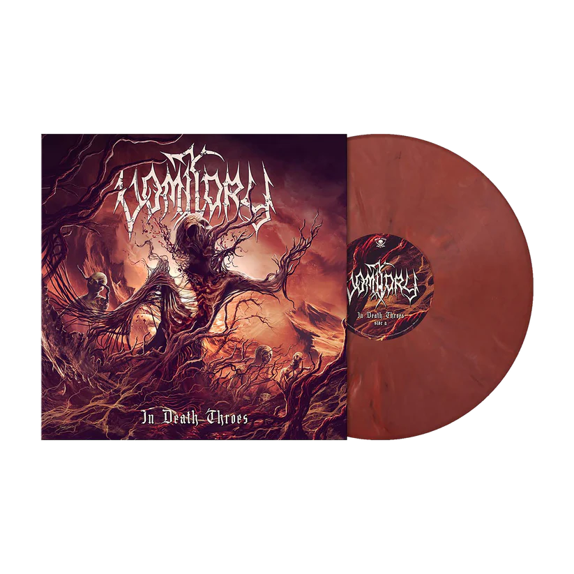 Vomitory In Death Throes LP marble death metal vinyl