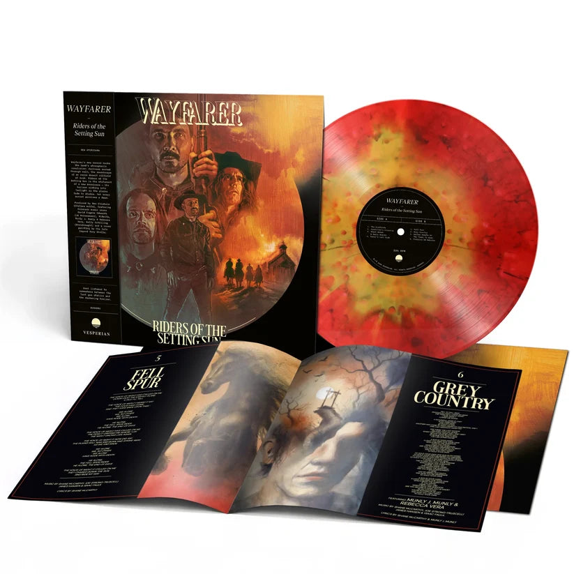 Wayfarer Riders of the Setting Sun LP gull/rød vinyl