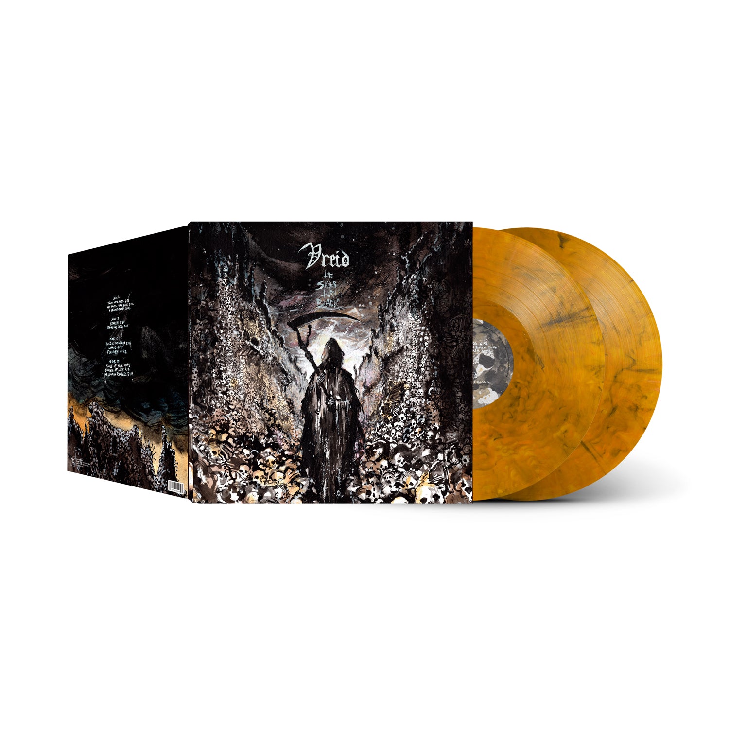 Vreid The Skies Turn Black 2LP oransje/svart