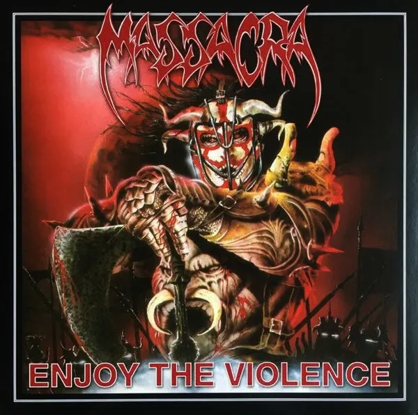 Massacra Enjoy The Violence LP vinyl rød