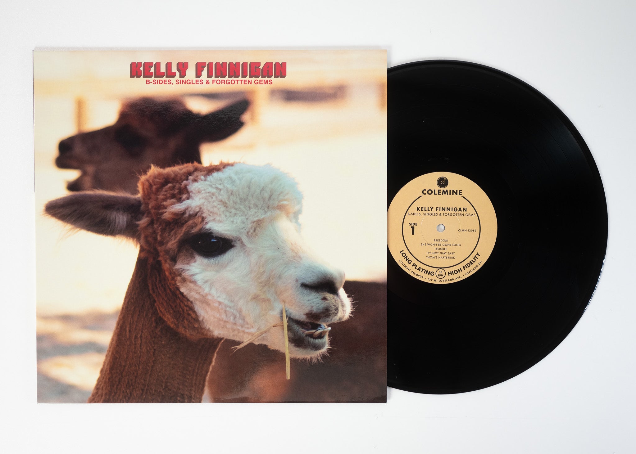 Kelly Finnigan B-Sides Singles LP vinyl svart vinyl soul
