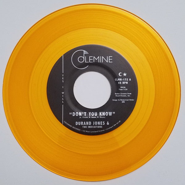 Durand Jones Don’t You Know 7-tommer seaglass blue soul