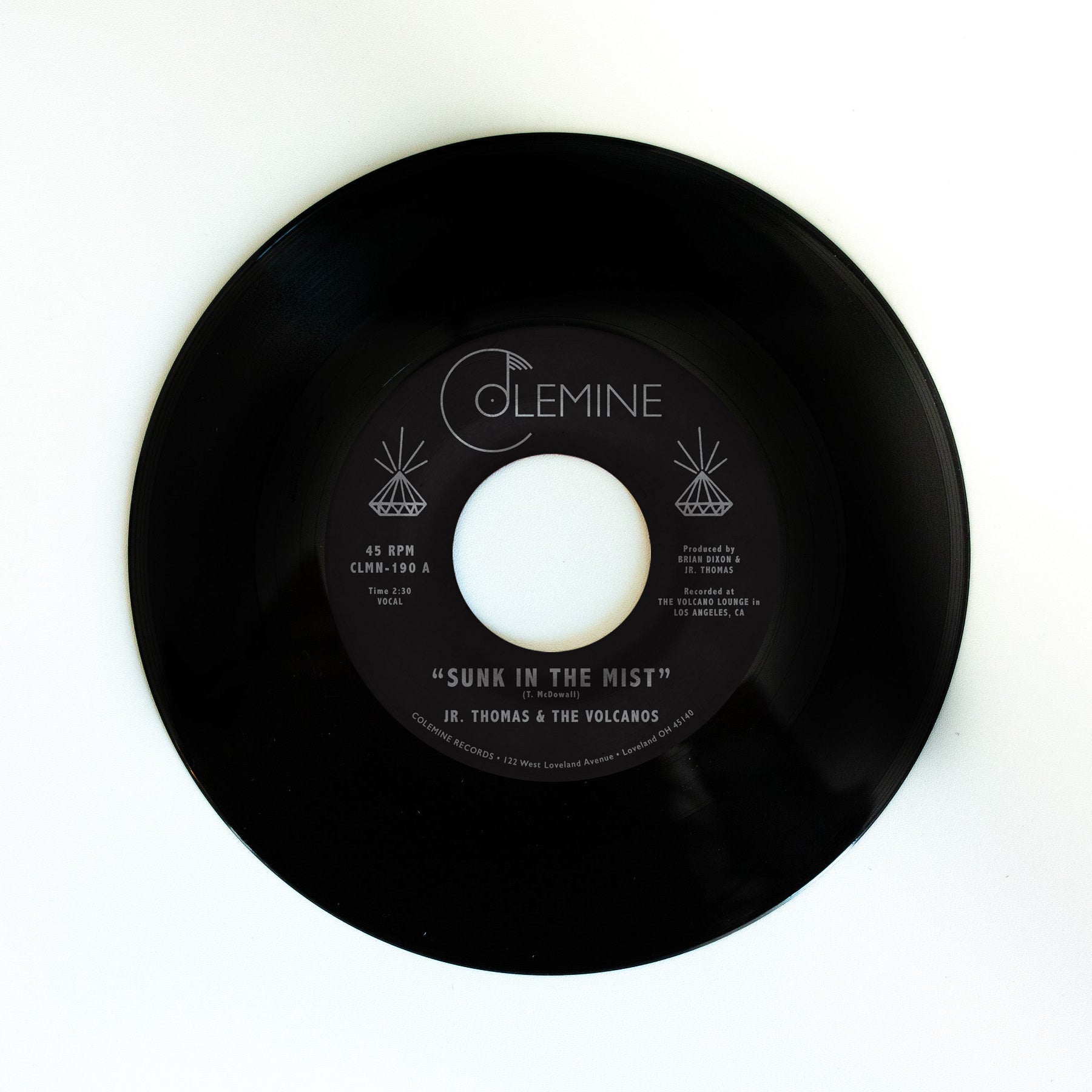 Jr. Thomas & The Volcanos Sunk In The Mist 7-inch oransje