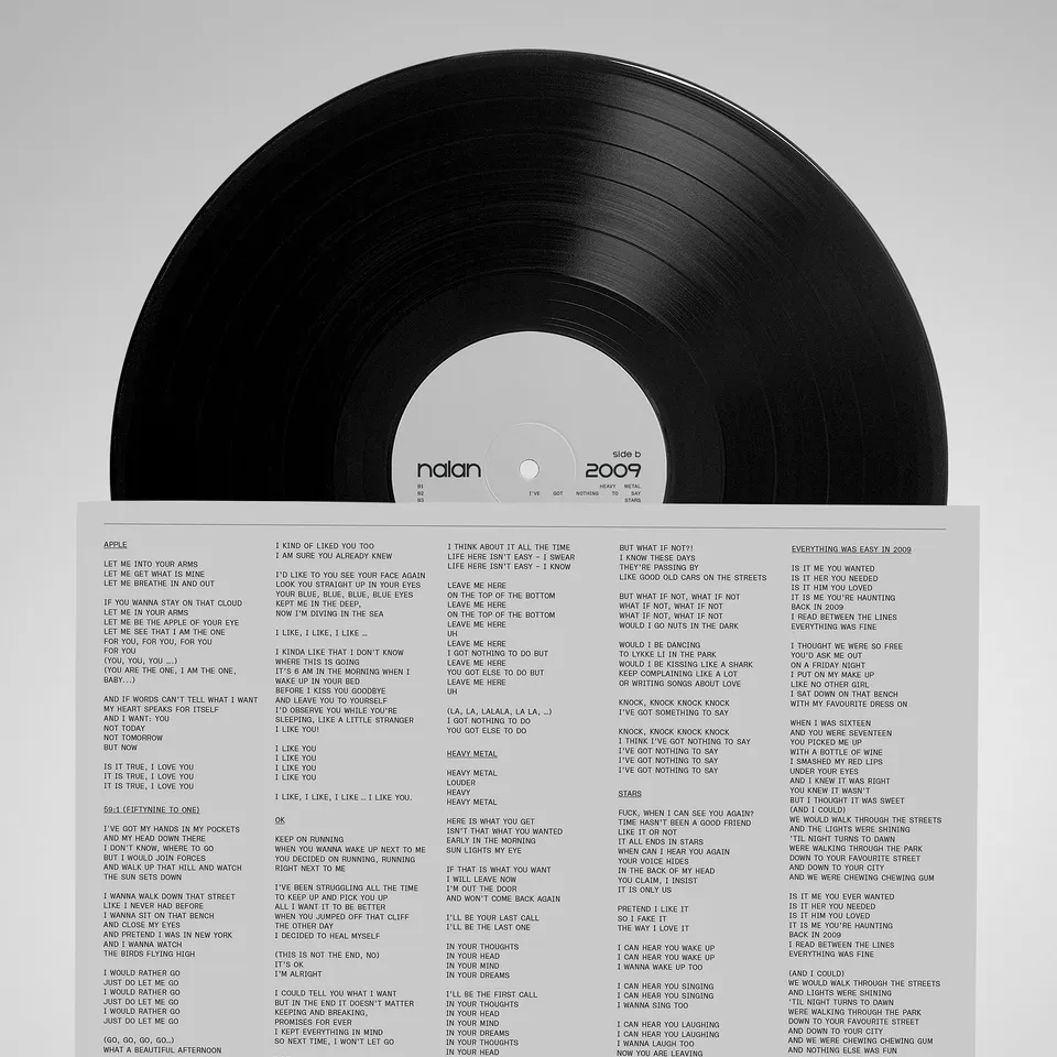 Mansions and Millions Nalan 2009 vinyl svart alt-pop