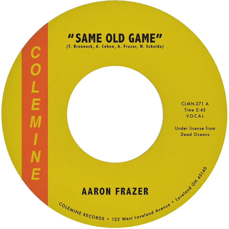 Aaron Frazer Same Old Game 7-tommer rød vinyl soul