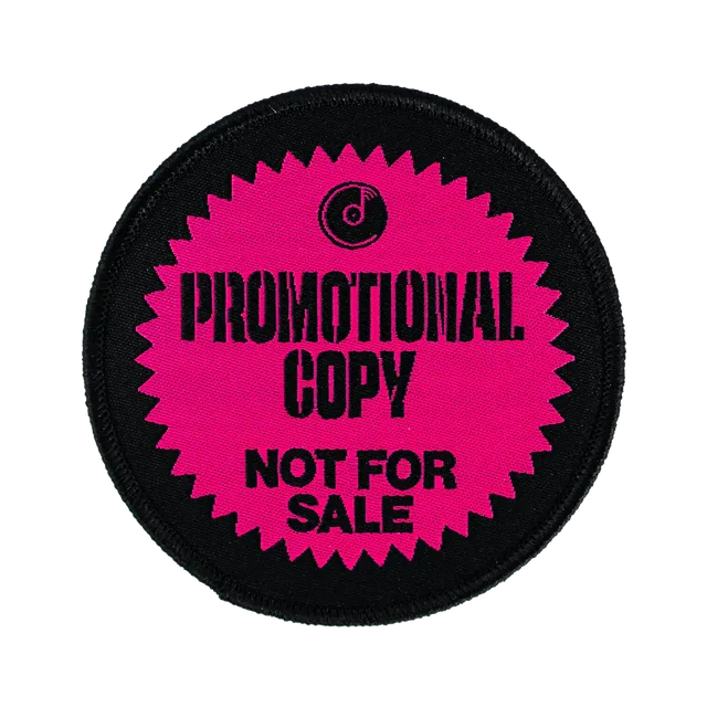 Promo Only Not For Sale patch strykemerke 3 tommer