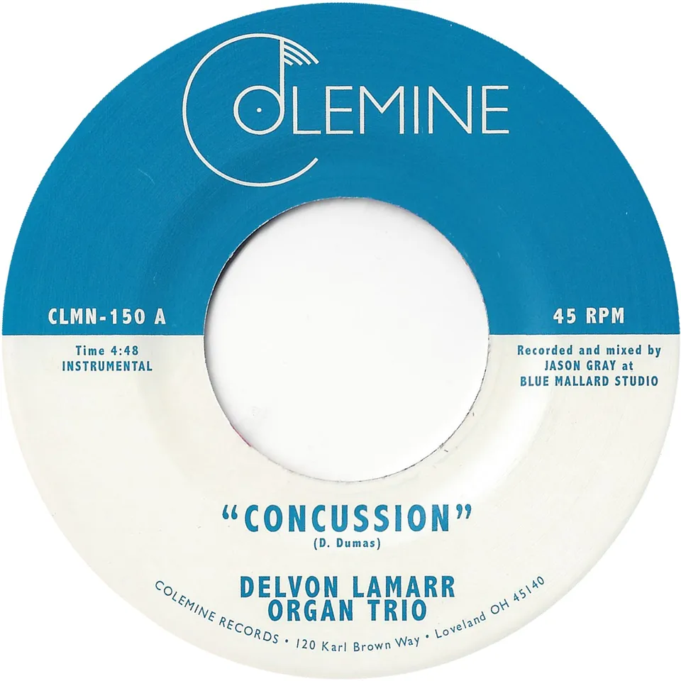 Colemine Delvon Lamarr Concussion 7-tommer svart funk