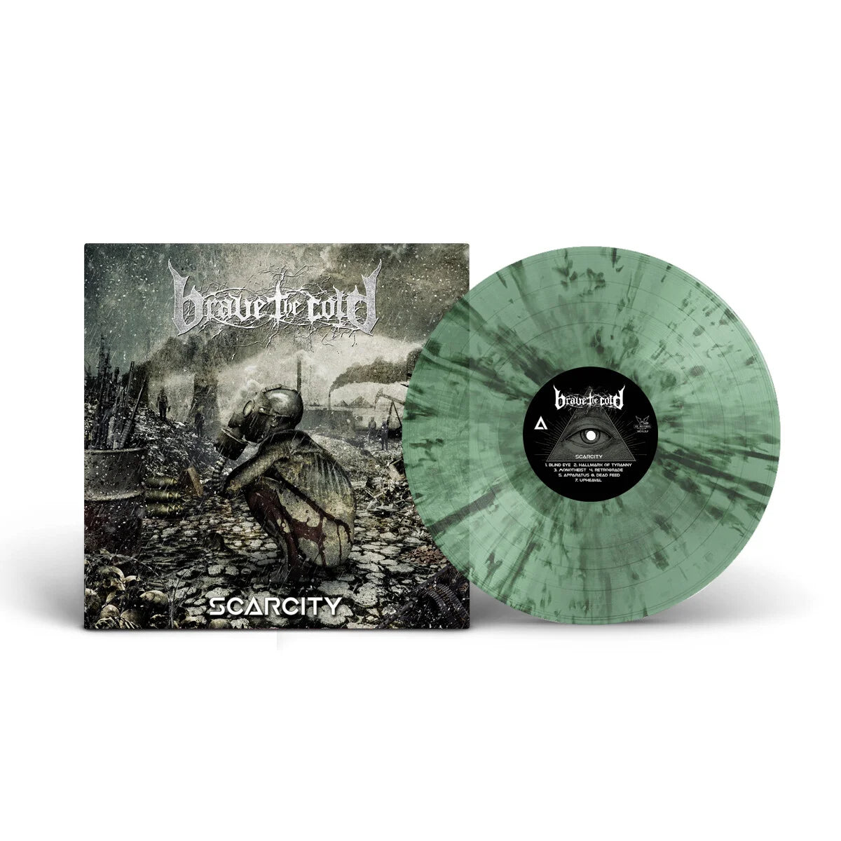 Brave The Cold Scarcity LP grønn splatter vinyl