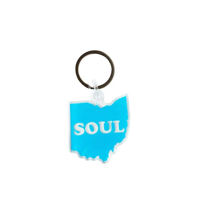 Colemine Ohio Soul nøkkelring i akryl 5 cm