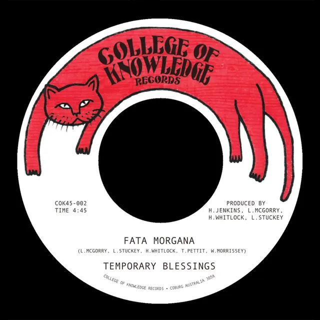 Colemine Temporary Blessings Fata Morgana vinylsingel svart 7"