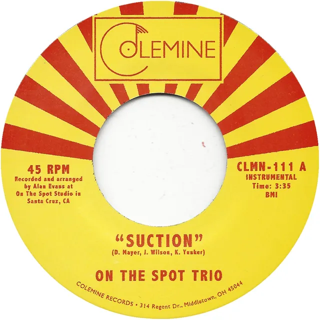 On The Spot Trio Suction 7-tommer svart vinyl