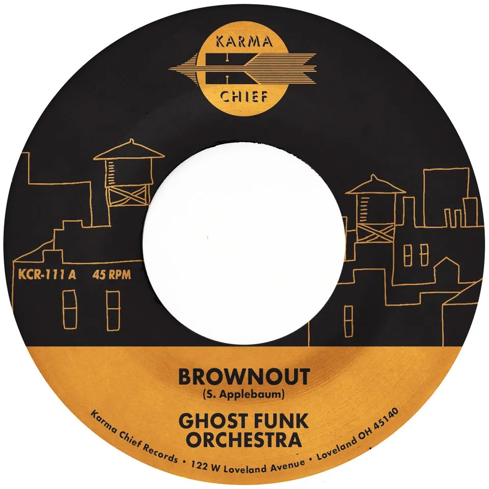 Karma Chief Ghost Funk Brownout 7-tommer rød vinylsingel