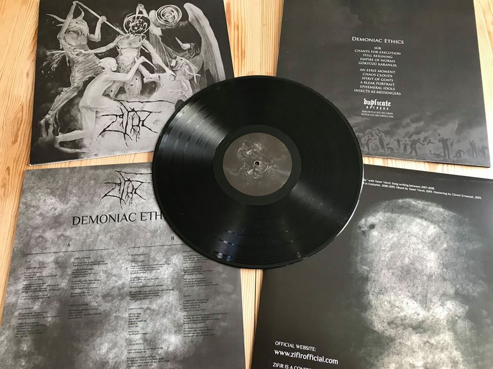 Zifir Demoniac Ethics LP vinyl svart 200 eks
