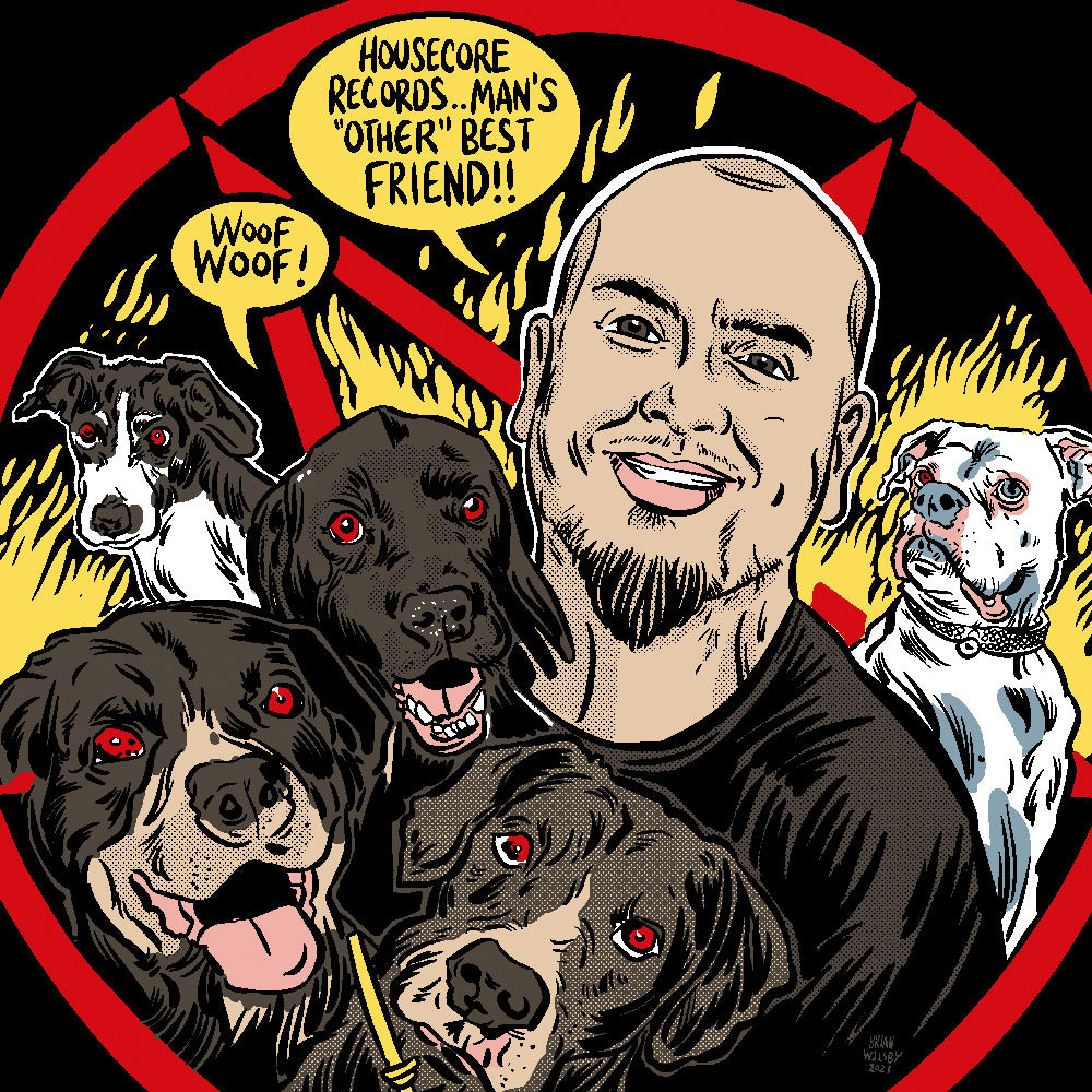 Philip H. Anselmo & The Illegals Man's Other Best Friend raglan hvit svart