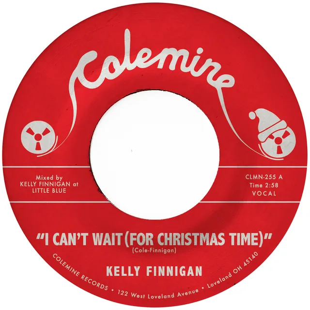 Kelly Finnigan I Can't Wait / Snowy Night In Ohio vinylsingel hvit snow soul