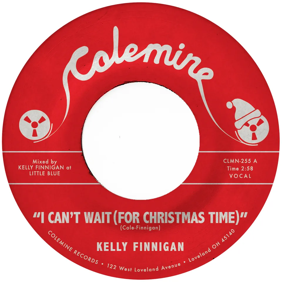 Kelly Finnigan I Can't Wait / Snowy Night In Ohio vinylsingel hvit snow soul