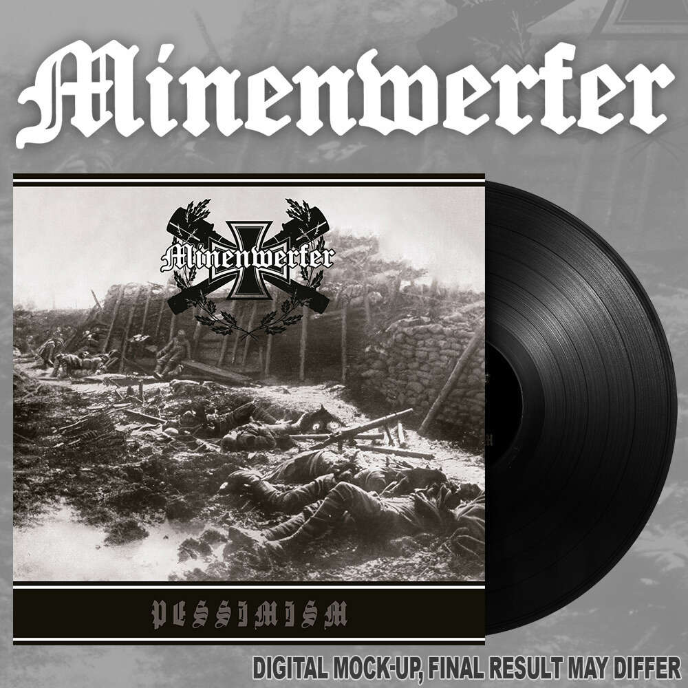 Minenwerfer Pessimism 10" MLP svart vinyl