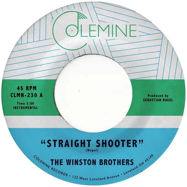 Winston Brothers Straight Shooter 7-tommer vinyl island sky blue