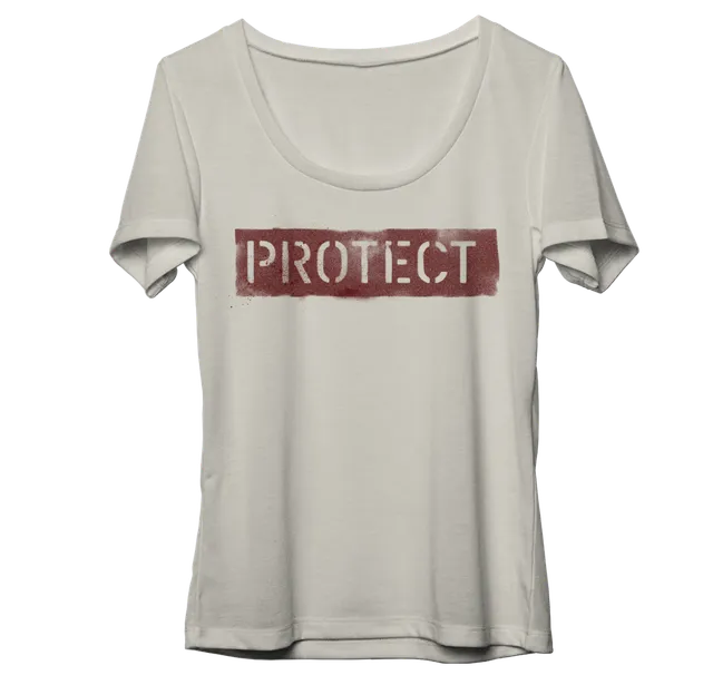 Neil Young Protect Juniors T-skjorte scoop neck str. M