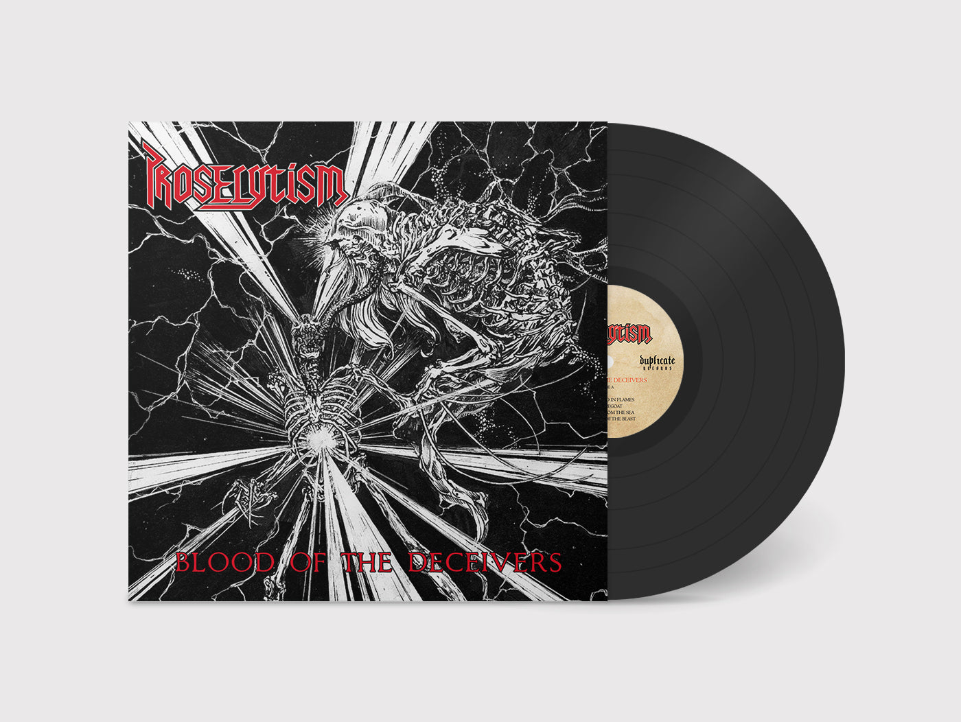 PROSELYTISM Blood Of The Deceivers LP vinyl svart