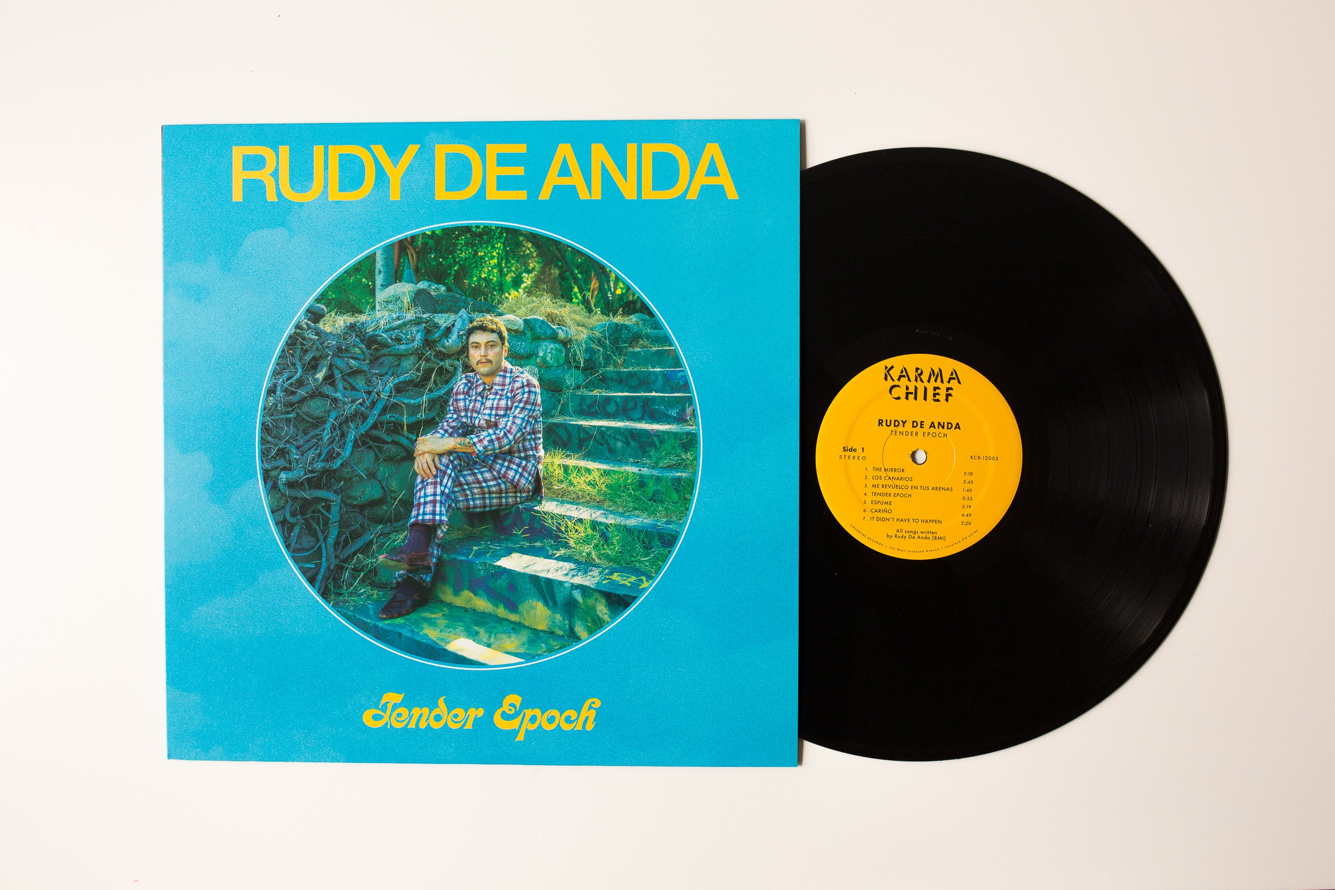 Rudy De Anda Tender Epoch LP svart vinyl latin-psych