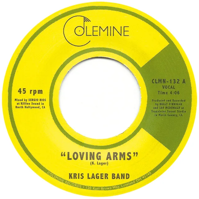 Kris Lager Band Loving Arms 7-tommer svart vinyl soul