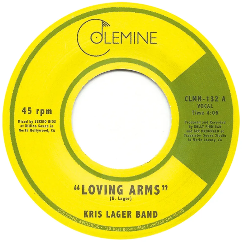 Kris Lager Band Loving Arms 7-tommer svart vinyl soul