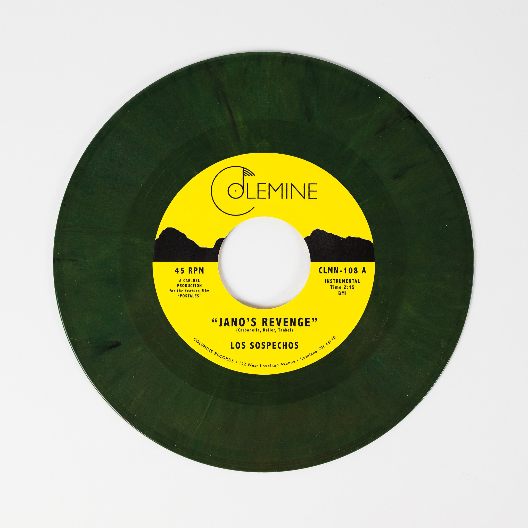 Los Sospechos Jano's Revenge CLMN-108 7" singel vinyl