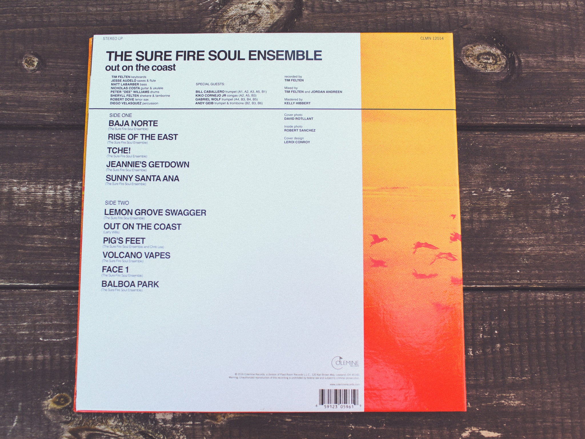 The Sure Fire Soul Ensemble Out On The Coast vinylplate LP