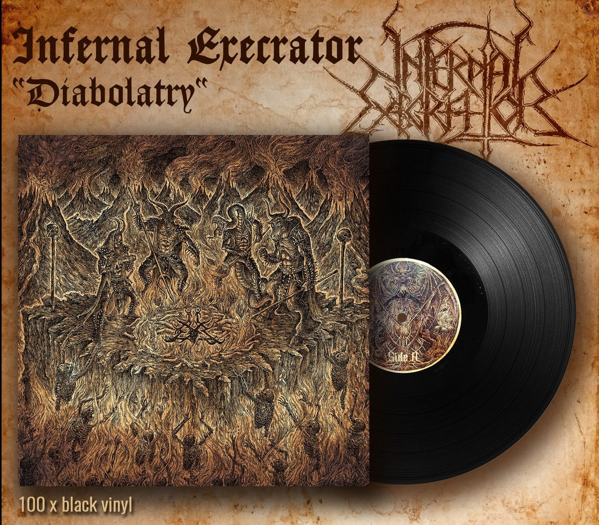 Infernal Execrator Diabolatry LP svart vinyl