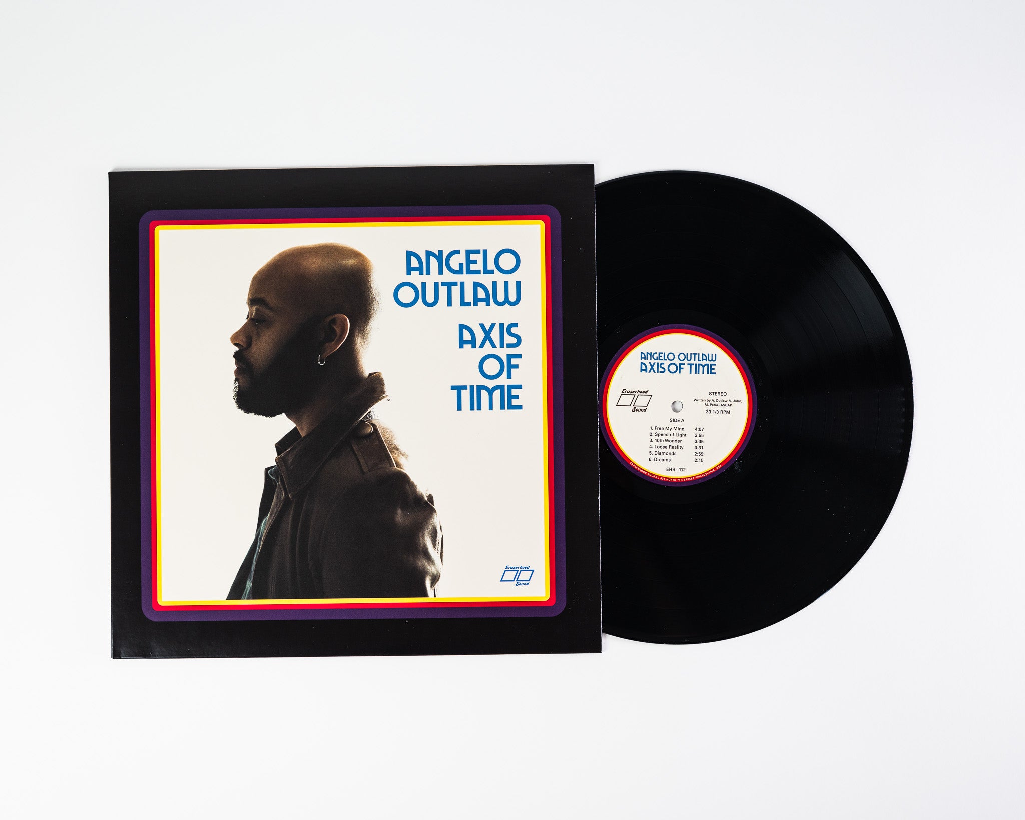 Angelo Outlaw Axis Of Time LP vinylplate klar vinyl