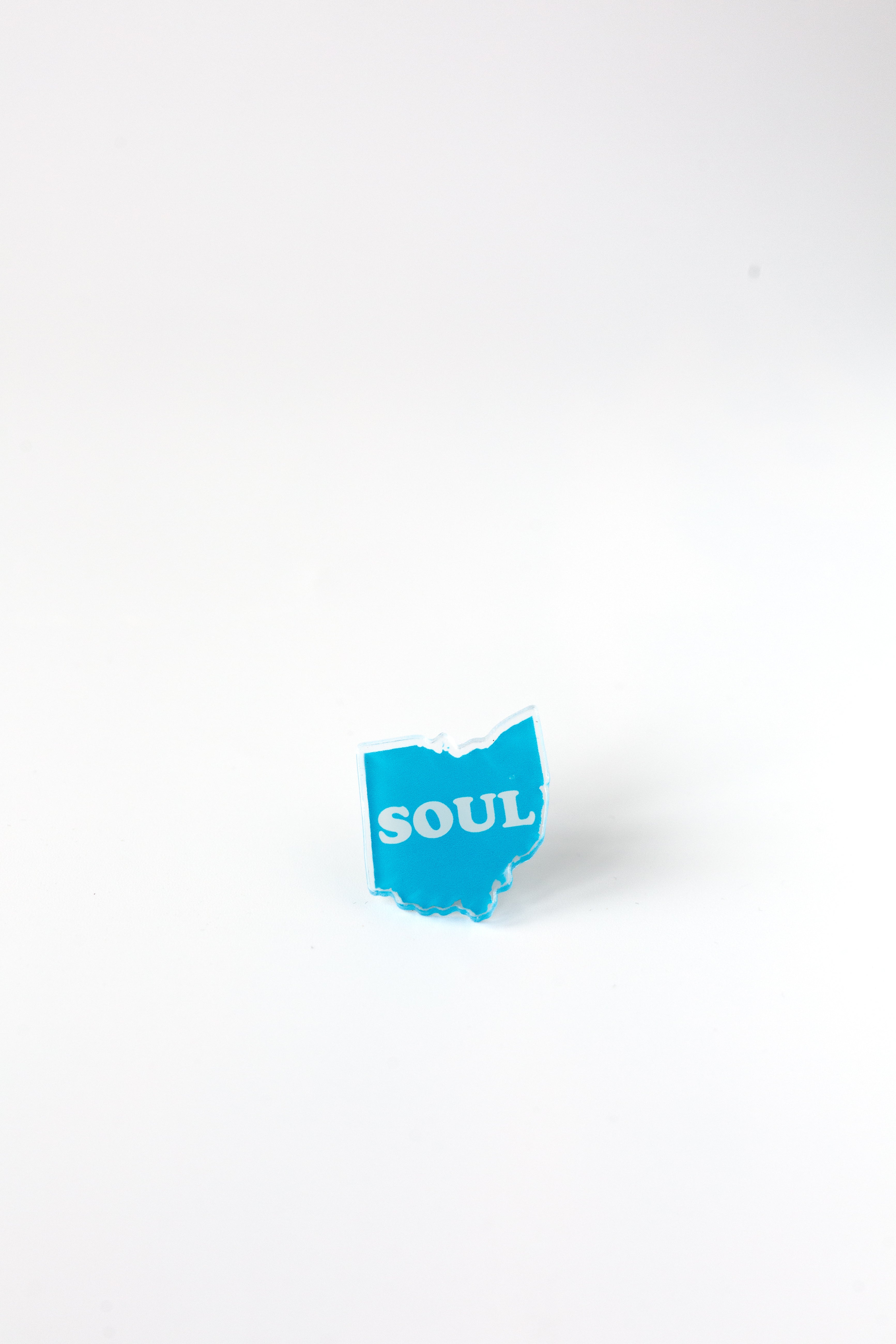 Ohio Soul pin metall 1 tomme