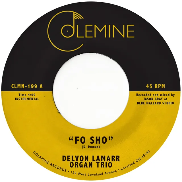 Delvon Lamarr Organ Trio Fo Sho 7" vinyl rosa limited