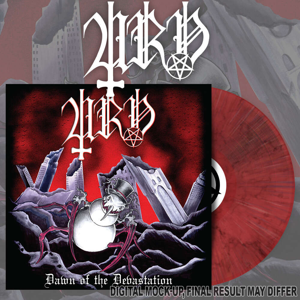 Urn Dawn Of Devastation LP rød vinyl black metal