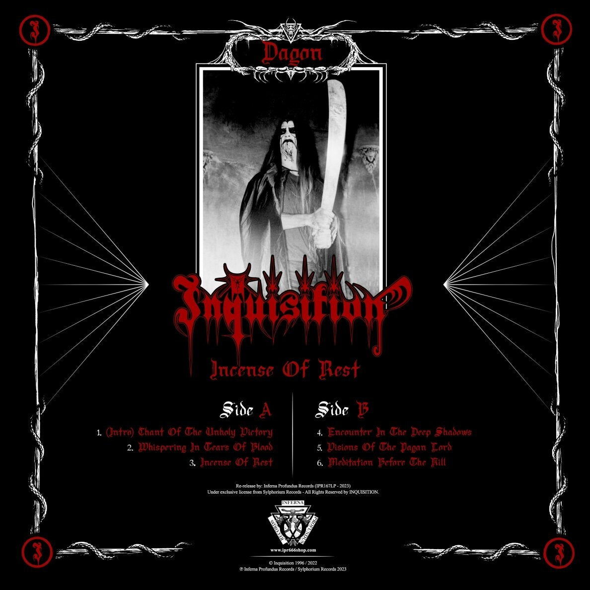 Inquisition Incense Of Rest LP svart vinyl 180g