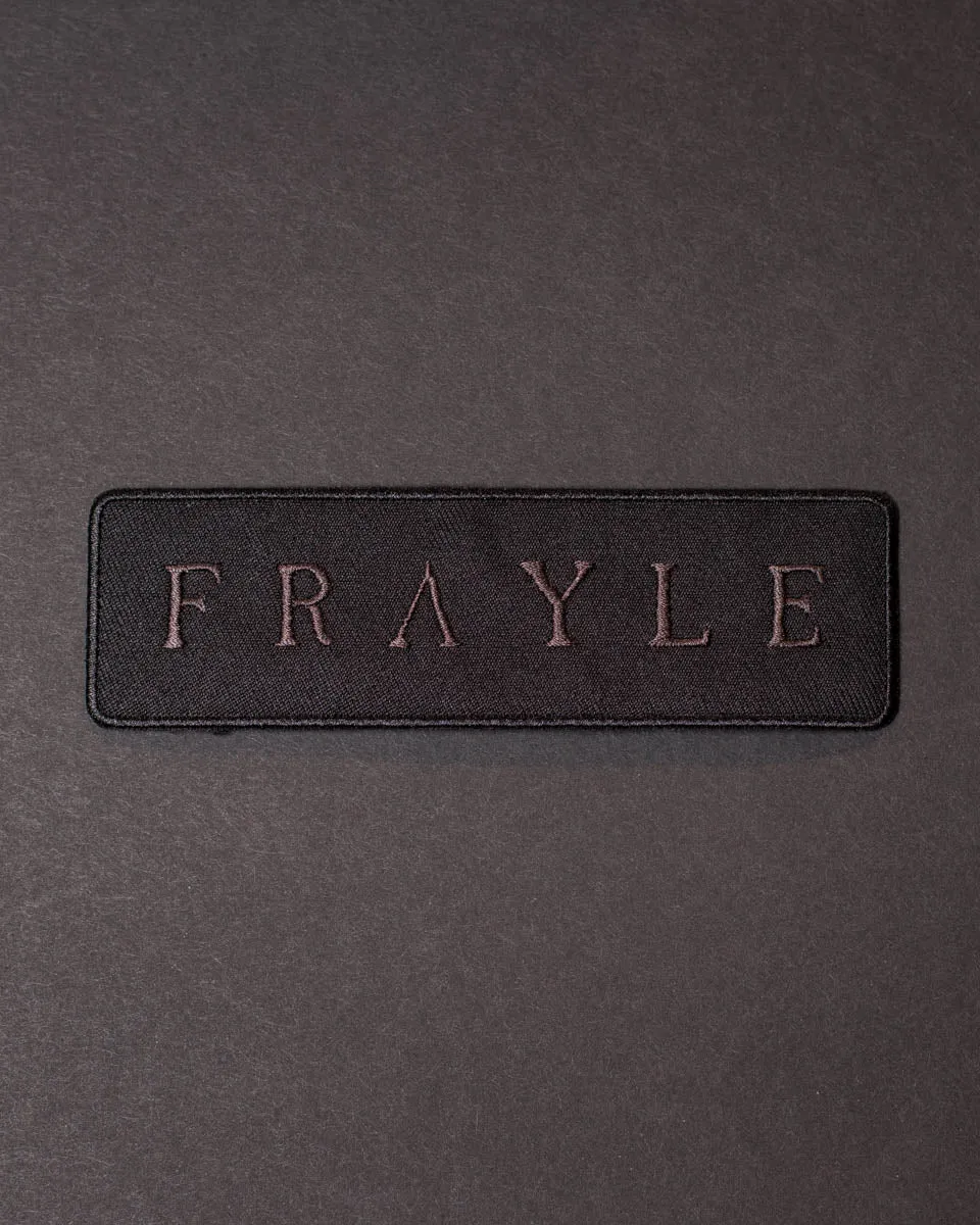 Frayle Embroidered Logo patch svart