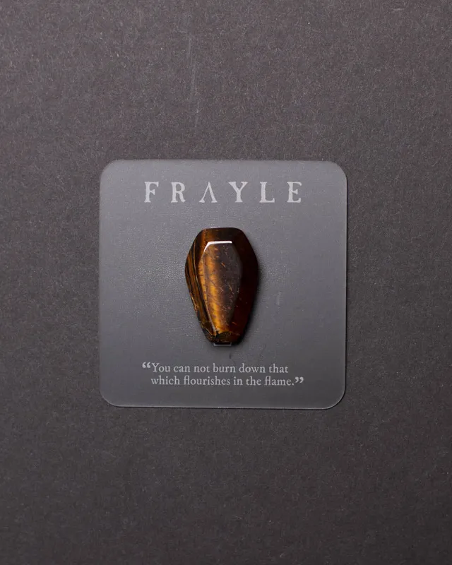Frayle Tigers Eye Coffin krystall tigerøye