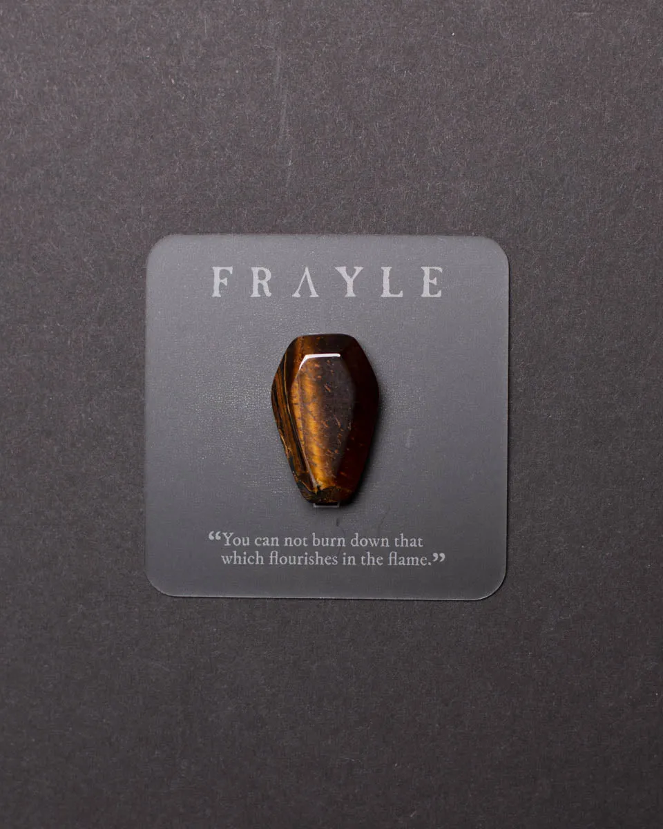 Frayle Tigers Eye Coffin krystall tigerøye