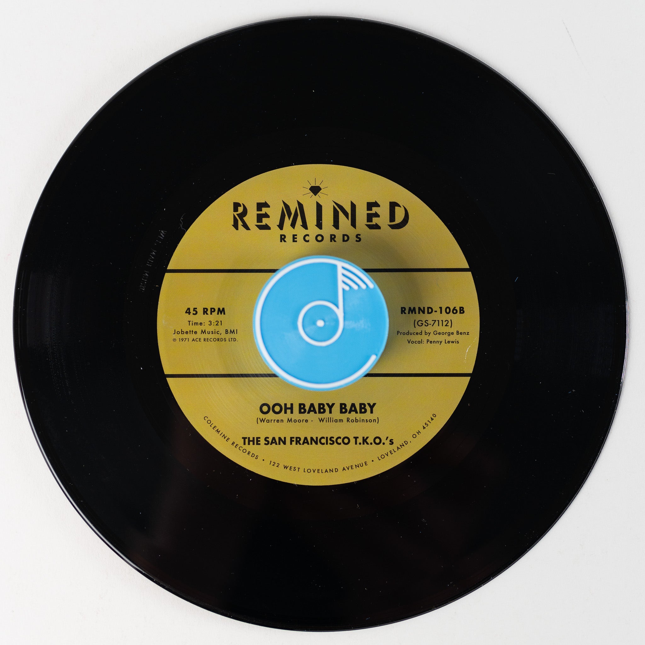 San Francisco T.K.O.s Herm 7-tommer svart vinyl